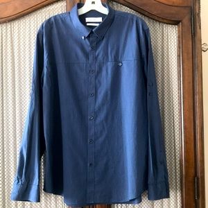 Calvin Klein  cotton button down shirt